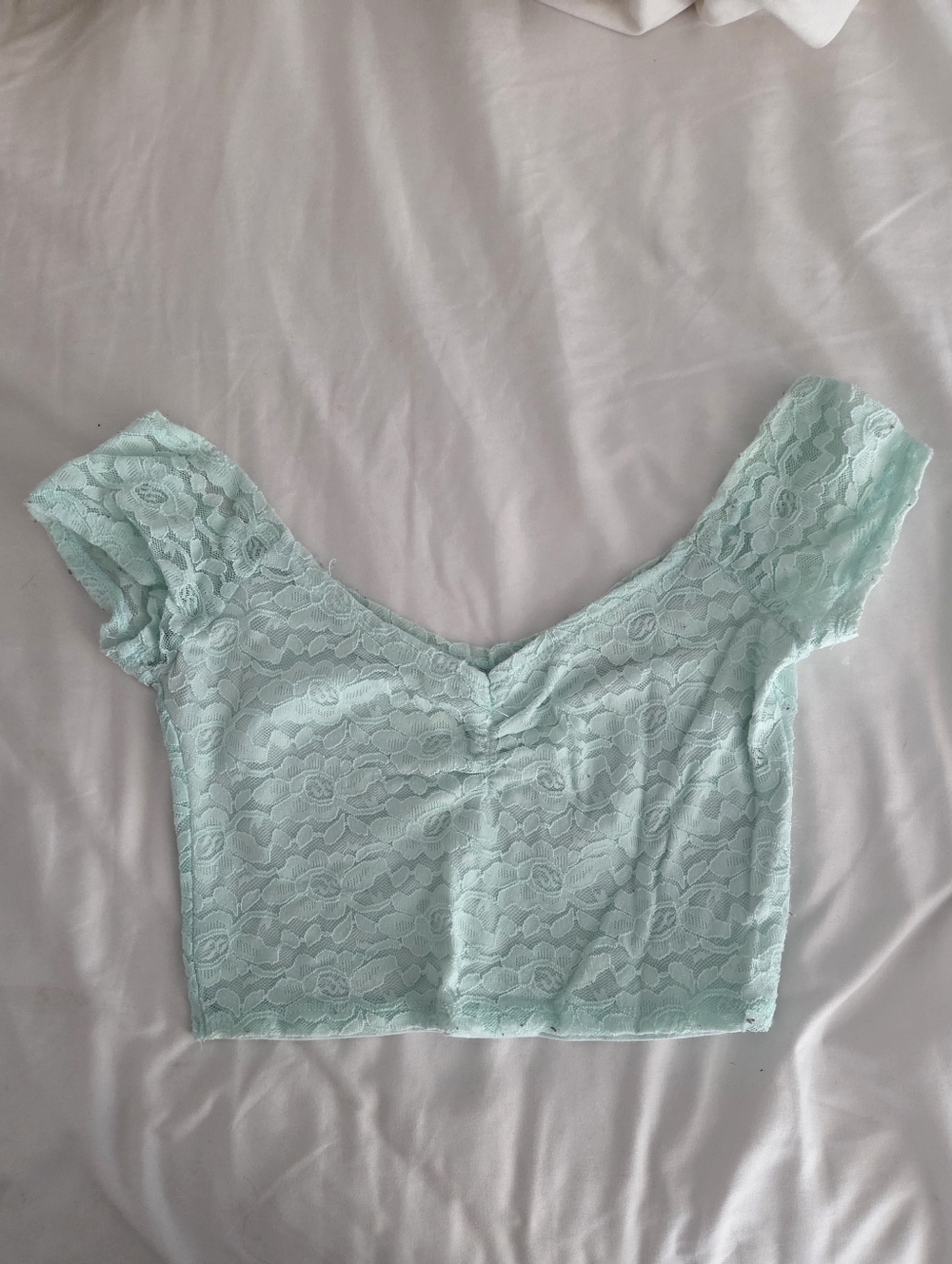 Forever 21 Lace Crop Top, S